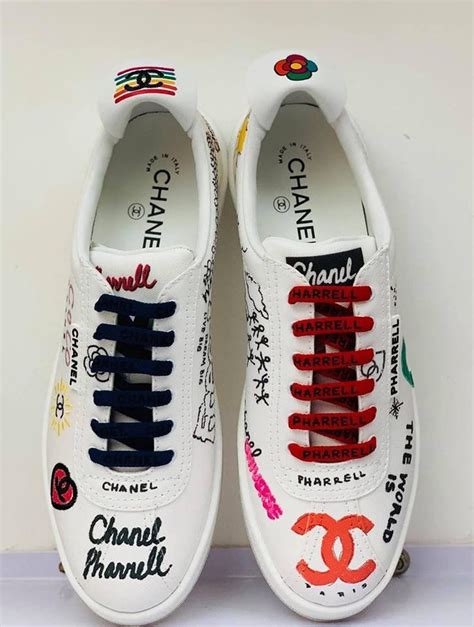 chanel x pharrell williams sneakers|Pharrell Williams Chanel shoes.